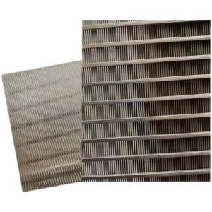 304/316L不锈钢绕丝筛板楔V形梯形缠绕条缝矿筛网板