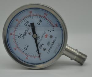 厂家直销 Y-100B-F不锈钢压力表 优质靓货