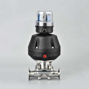 浙江兴沃不锈钢制药机械高温灭菌手动快装隔膜阀气动焊接隔膜阀厂家