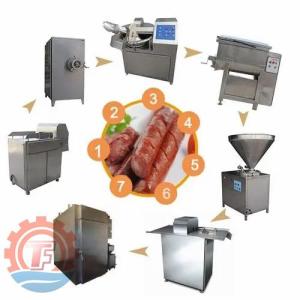 腊肠加工设备 不锈钢肠类灌馅设备 猪肉肠全套流水线