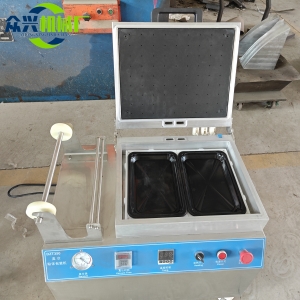 真空贴体包装机牛肉牛排带鱼托盒式覆膜打包设备