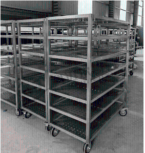 不锈钢解冻架车