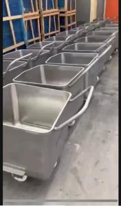 加厚不锈钢料桶